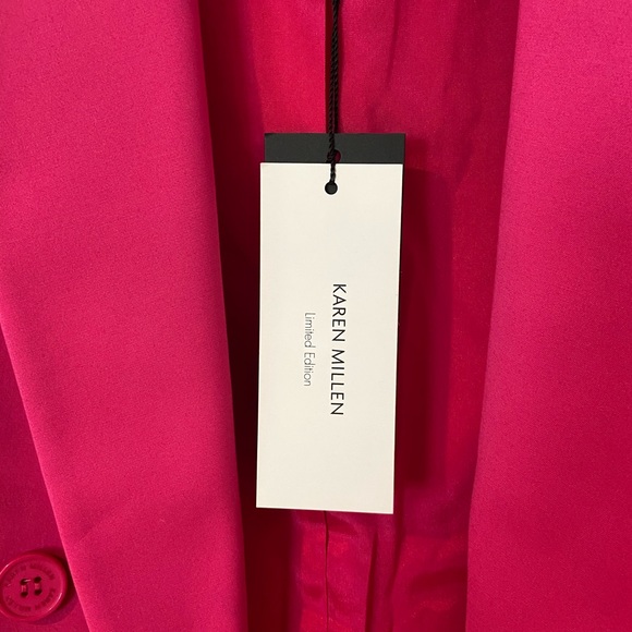 LIMITED EDITION Hot Pink Karen Millen Pant Suit - Picture 6 of 8
